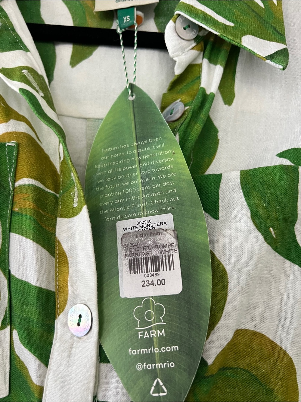 FARM Rio Monstera Romper - Picture 6 of 8